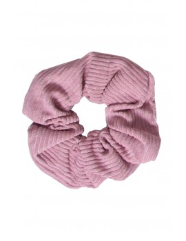 Dusty pink κοτλέ scrunchie