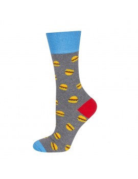 Ανδρικές κάλτσες με burger print