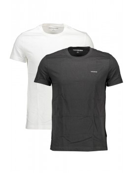 CALVIN KLEIN T-shirt Short sleeves Men 2Pack J30J315194 0GJ Black/White