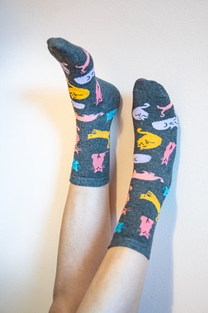 Παιδικές κάλτσες με θέμα "Cats"