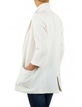 Λευκό μακρύ blazer