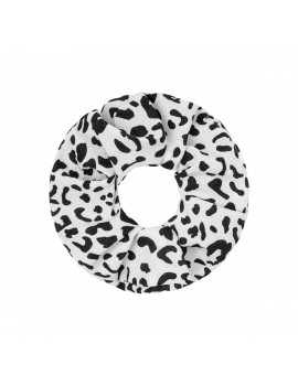 Scrunchie leopard print - Λευκό